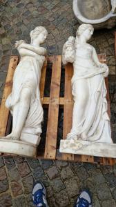 Marble statues